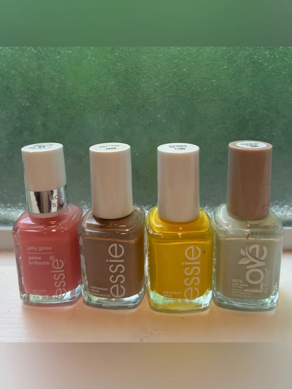 Women's Nail Polish Collection -  Essie Pink, Taupe, Yellow, Pale Green
